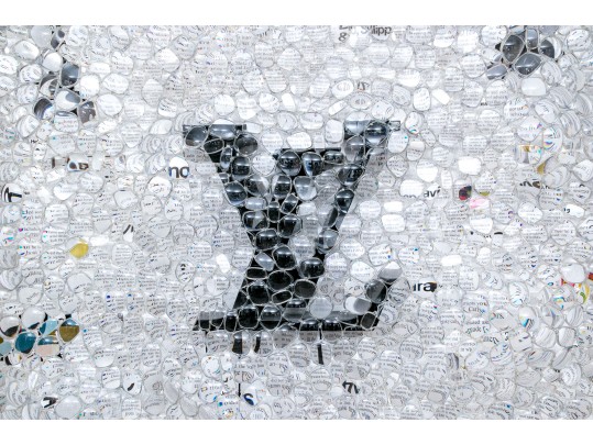David Datuna (Georgia/Am.,B. 1974) Mixed Media “Louis Vuitton - View Points...” (Original $100,000)