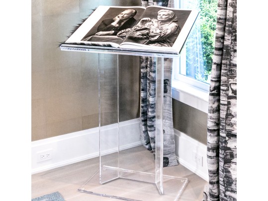 Albert Watson Kaos Ltd. Ed. Furry Covered Book On Custom Lucite Book Stand