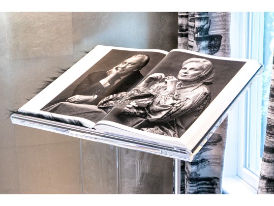 Albert Watson Kaos Ltd. Ed. Furry Covered Book On Custom Lucite Book Stand