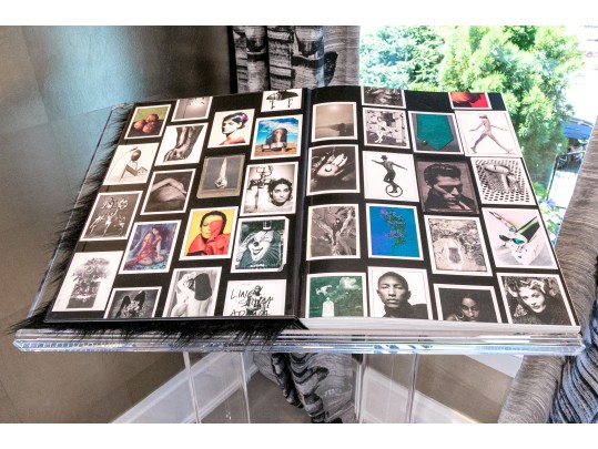 Albert Watson Kaos Ltd. Ed. Furry Covered Book On Custom Lucite Book Stand