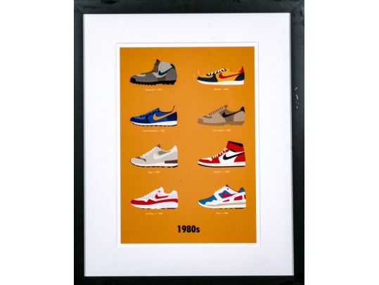 Nike 1980’s Decade Shoe Print
