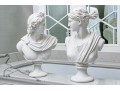 Set Of Two Of Quality Resin Busts, Apollo And Diane