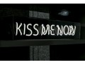 Contemporary Playful Neon Sign “Kiss Me Now” (Original $4,000)