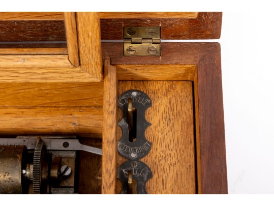 1950's Burlwood Swiss Cylinder Music Box