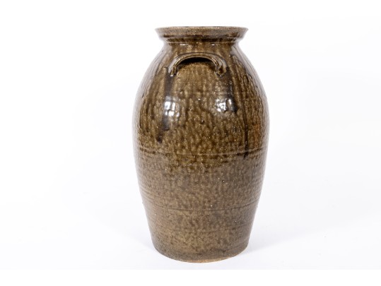 Alkaline Glazed Three Gallon Stoneware Jar