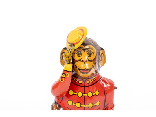 Vintage Chein Monkey Articulating Coin Bank