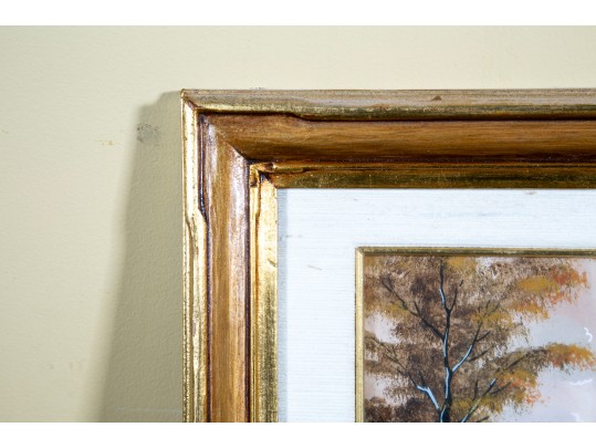 Small 1938 Original Oil Painting — Signed