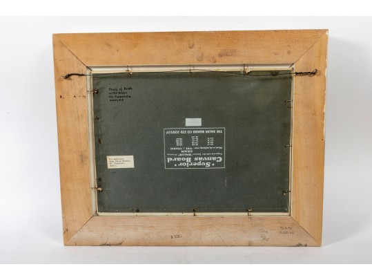 S.G. Anderson (American, 20th Century) Boat Study Oil On Board Painting