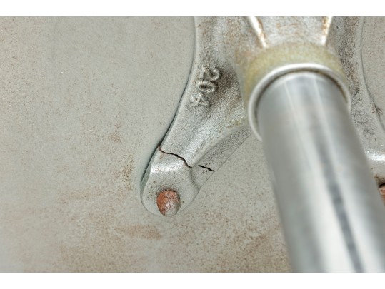 Industrial Metal Drafting Stool