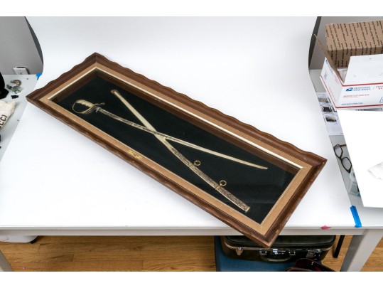 Framed Cavaley Officers' Sabre 