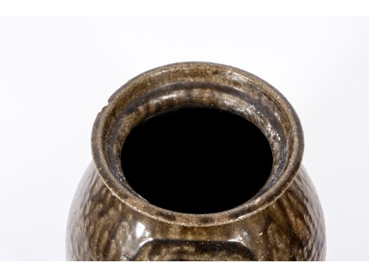 Alkaline Glazed Three Gallon Stoneware Jar