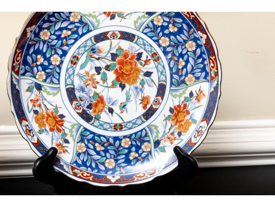 Vintage Japanese Kutani Porcelain Large Plates