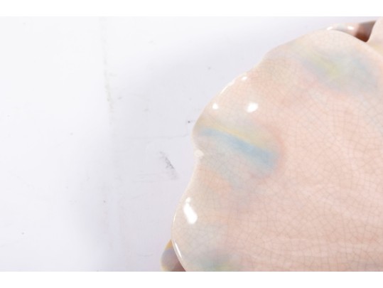 Six Porcelain Lotus Flower Plates