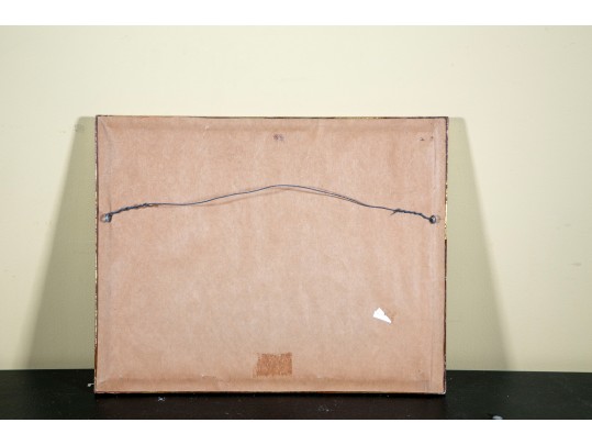 Small 1938 Original Oil Painting — Signed