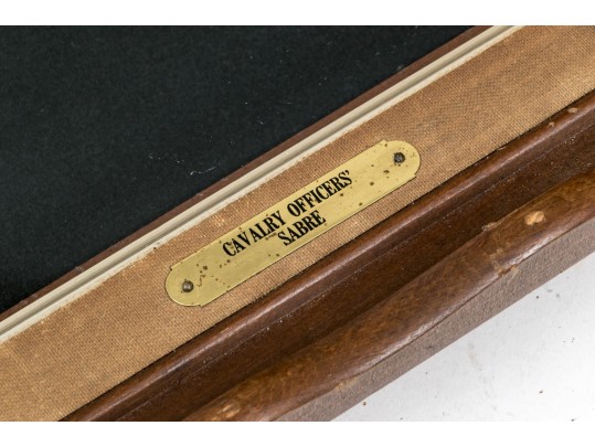 Framed Cavaley Officers' Sabre 