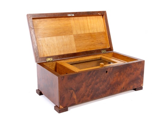 1950's Burlwood Swiss Cylinder Music Box