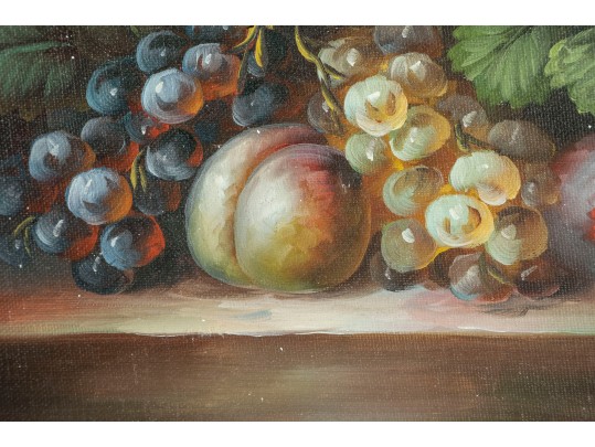 Signed Oil On Board Floral Still Life