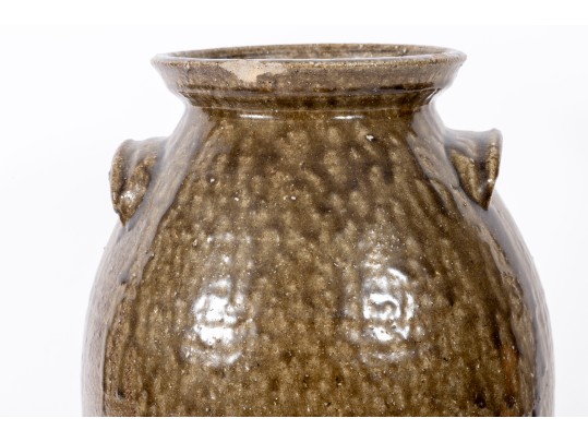 Alkaline Glazed Three Gallon Stoneware Jar