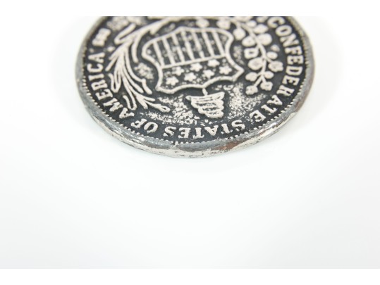 1961 Confederate Silver Half Dollar Art Round Replica