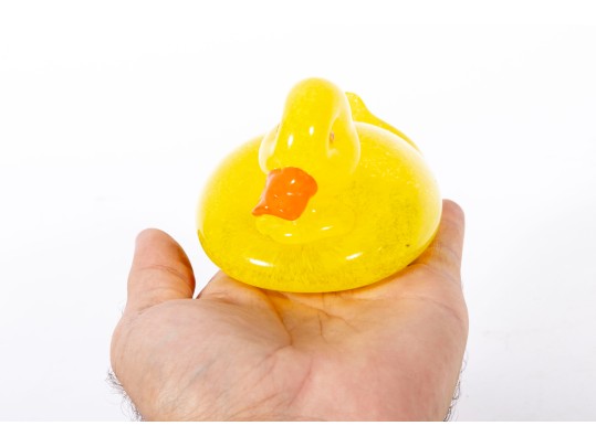Murano Style Art Glass Duckling