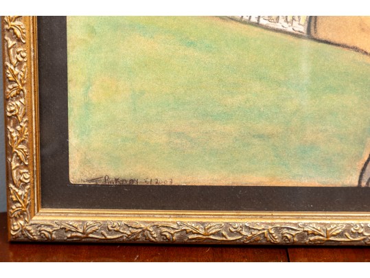 Thaddeus Pinkney (21st Century) Untitled Pastel Art