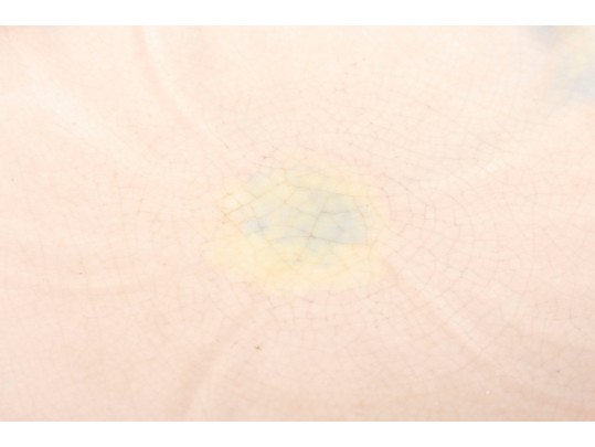 Six Porcelain Lotus Flower Plates