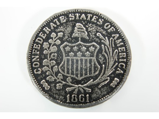 1961 Confederate Silver Half Dollar Art Round Replica