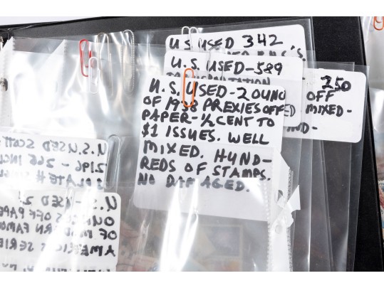 Extensive US & Abroad Unused Stamps