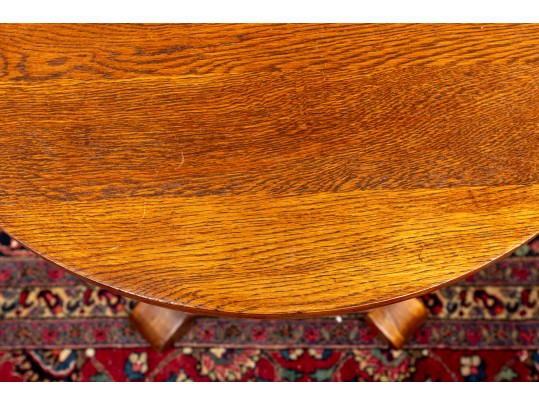 Oak Empire Pedestal Table