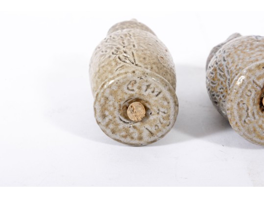 Moore Studio Pottery Ceramic Owl Salt & Pepper Shakers