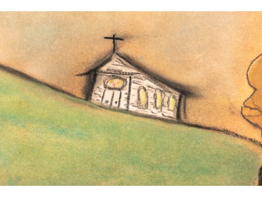 Thaddeus Pinkney (21st Century) Untitled Pastel Art