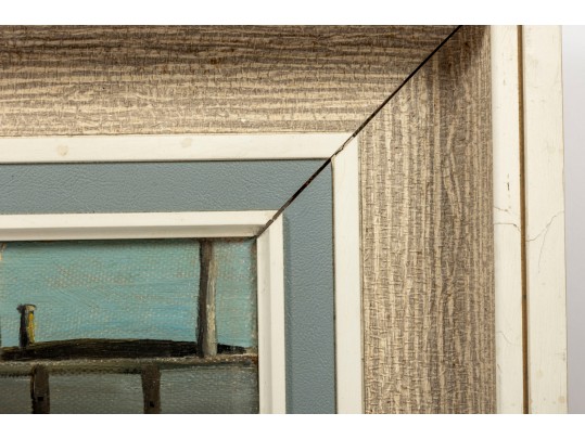 S.G. Anderson (American, 20th Century) Boat Study Oil On Board Painting