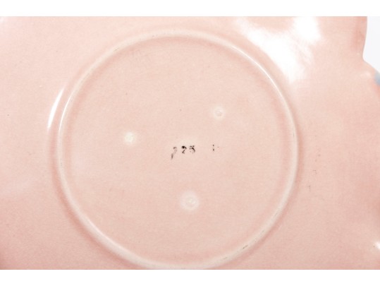 Six Porcelain Lotus Flower Plates