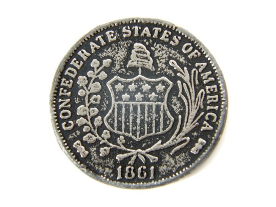1961 Confederate Silver Half Dollar Art Round Replica