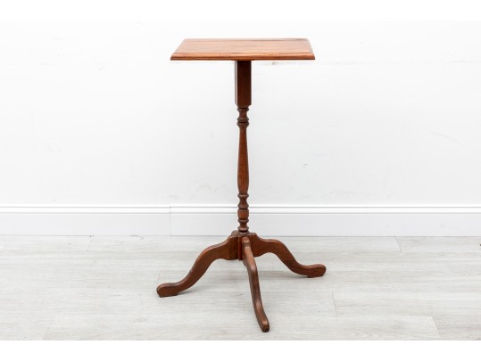 Rustic Regency Style Pedestal Table