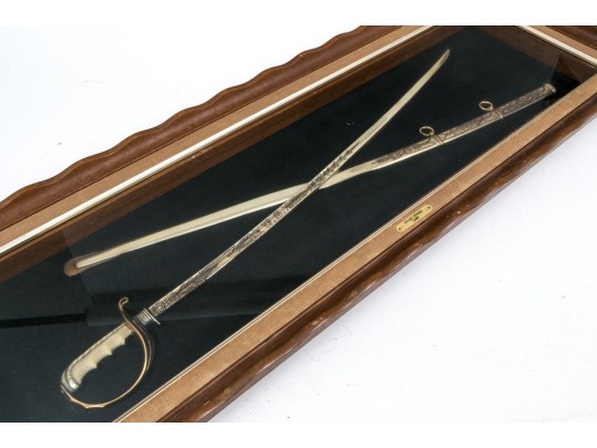 Framed Cavaley Officers' Sabre 