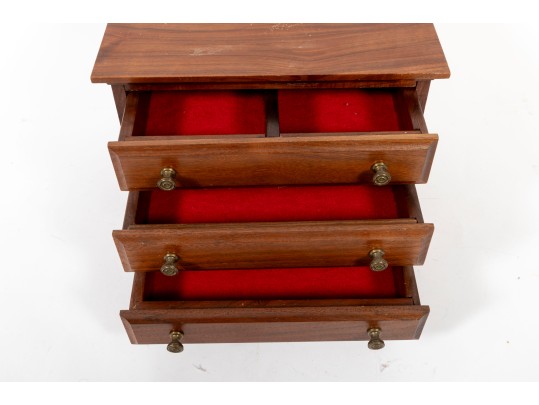 Salesman's Sample Georgian Jewelry Chest