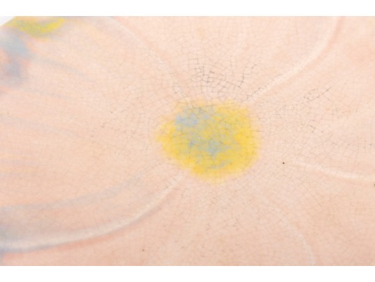 Six Porcelain Lotus Flower Plates