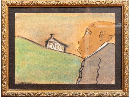 Thaddeus Pinkney (21st Century) Untitled Pastel Art