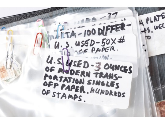 Extensive US & Abroad Unused Stamps