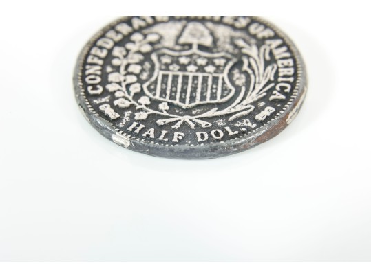 1961 Confederate Silver Half Dollar Art Round Replica
