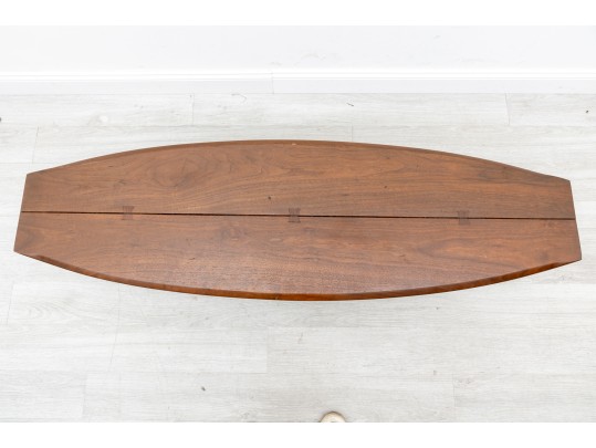 Mid-Century Modern Longboard Coffee Table 