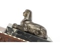 Brass Sphinx Wood & Marble Doorstop
