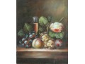 Signed Oil On Board Floral Still Life