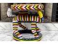 Bamileke People, Cameroon Beaded Wood Stool