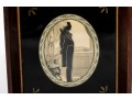 Pair Of Antique Silhouette Framed Prints