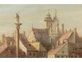 Jan Rawicz (Polish, 19th Century) Warsaw Oil On Canvas Landscape Painting 