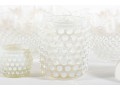 Vintage Opalescent White Hobnail & Milk Glass Items