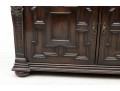 Large Antique Gilded Age Oak Jacobean Buffet 