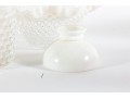 Vintage Opalescent White Hobnail & Milk Glass Items